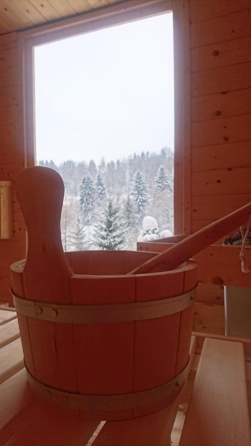 Ruhiges Ferienhaus Am Waldrand Mit Sauna Und Kamin - Hellaberg II Langenbach  ภายนอก รูปภาพ